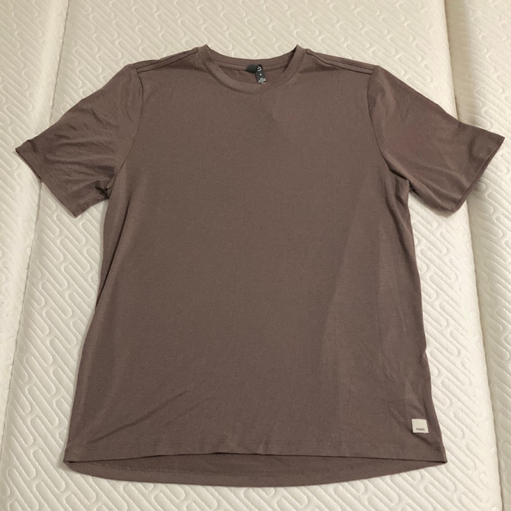 Vuori Current Tech Tee Coffee Brown Medium